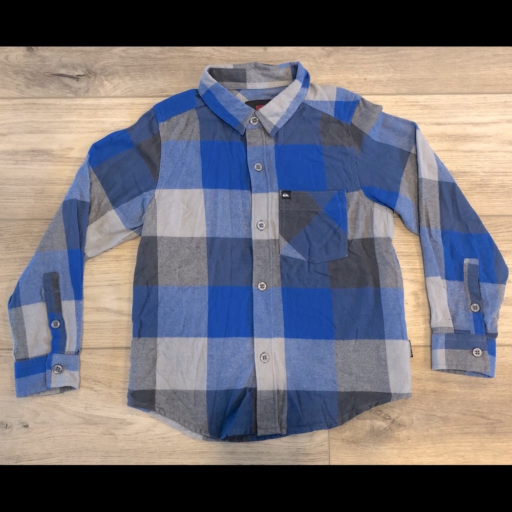 Quiksilver Little Boys Flannel Long Sleeve Flannel